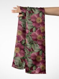 Petal flower style with red,green colors - Image 3