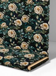 Petal flower style with green,white colors - Image 4