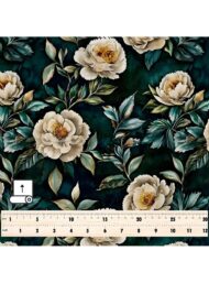 Petal flower style with green,white colors - Image 5