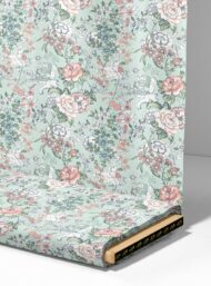 Rose flower style with pink,green colors - Image 4