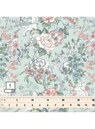 Rose flower style with pink,green colors - Image 5