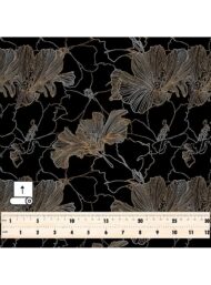 Petal flower style with black,brown colors - Image 5