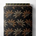 Leaf nature style with black,brown colors