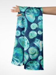 Shell ocean and sky style with blue, green colors - Image 3