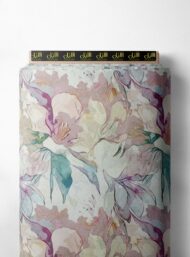 Petal flower style with pink,green colors