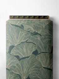 Leaf nature style with green,white colors