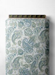 Leaf flower style with green,blue colors