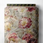 Petal flower style with red,white colors