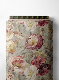 Petal flower style with red,white colors