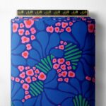 Petal flower style with blue,pink colors