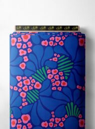 Petal flower style with blue,pink colors