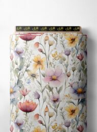 Petal flower style with pink,yellow colors