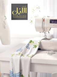 Bow flower style with green,blue colors - Image 7