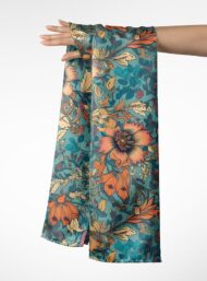 Petal flower style with blue,orange colors - Image 3