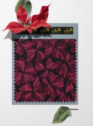 Petal flower style with red,black colors - Image 6