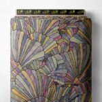 Shell nature style with grey,yellow colors