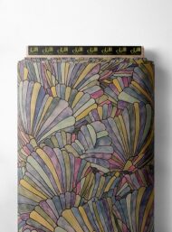 Shell nature style with grey,yellow colors