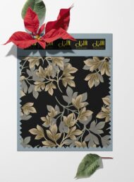Leaf flower style with grey,black colors - Image 6