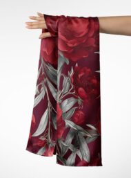 Leaf flower style with red,green colors - Image 3