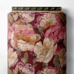 Petal flower style with pink,green colors