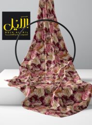 Petal flower style with pink,green colors - Image 2