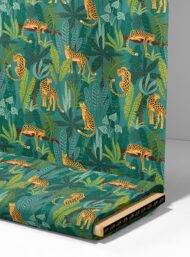 Leopard nature style with green,yellow colors - Image 4