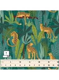 Leopard nature style with green,yellow colors - Image 5