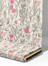 Bloom flower style with pink,grey colors - Image 4