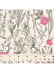 Bloom flower style with pink,grey colors - Image 5