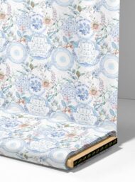 Leaf flower style with blue,green colors - Image 4