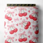 Cherry flower style with red,pink colors