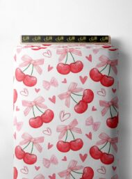 Cherry flower style with red,pink colors