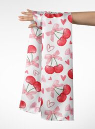 Cherry flower style with red,pink colors - Image 3