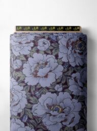 Petal flower style with purple,green colors