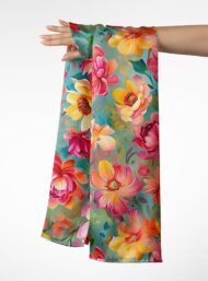 Petal flower style with pink,yellow colors - Image 3