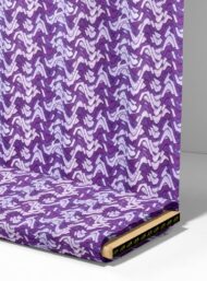 Wave abstract style with purple, white colors - Image 4