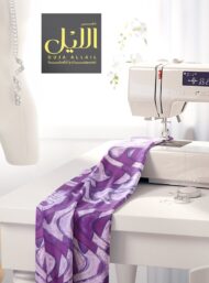 Wave abstract style with purple, white colors - Image 7