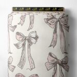 Bow others style with pink,grey colors