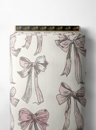 Bow others style with pink,grey colors