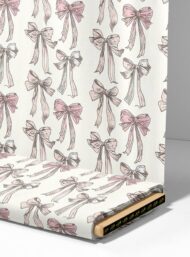 Bow others style with pink,grey colors - Image 4