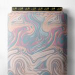 Color abstract style with pink,blue colors