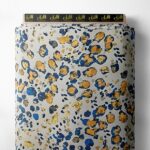 Spot mixed style with blue,orange colors