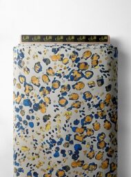 Spot mixed style with blue,orange colors