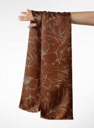 Petal flower style with brown, white colors - Image 3