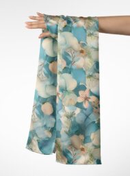 Petal flower style with green,blue colors - Image 3