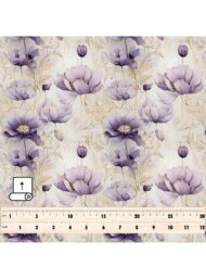 Bloom flower style with purple,yellow colors - Image 5