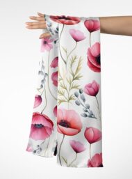 Petal flower style with pink,green colors - Image 3