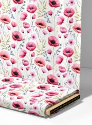 Petal flower style with pink,green colors - Image 4