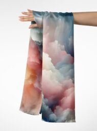 Cloud abstract style with pink,blue colors - Image 3