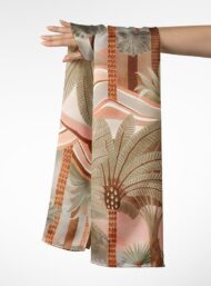 Palm nature style with brown,green colors - Image 3
